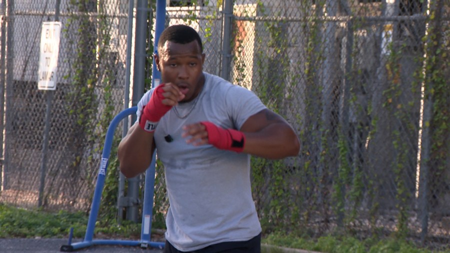 White Collar Fight Night training underway