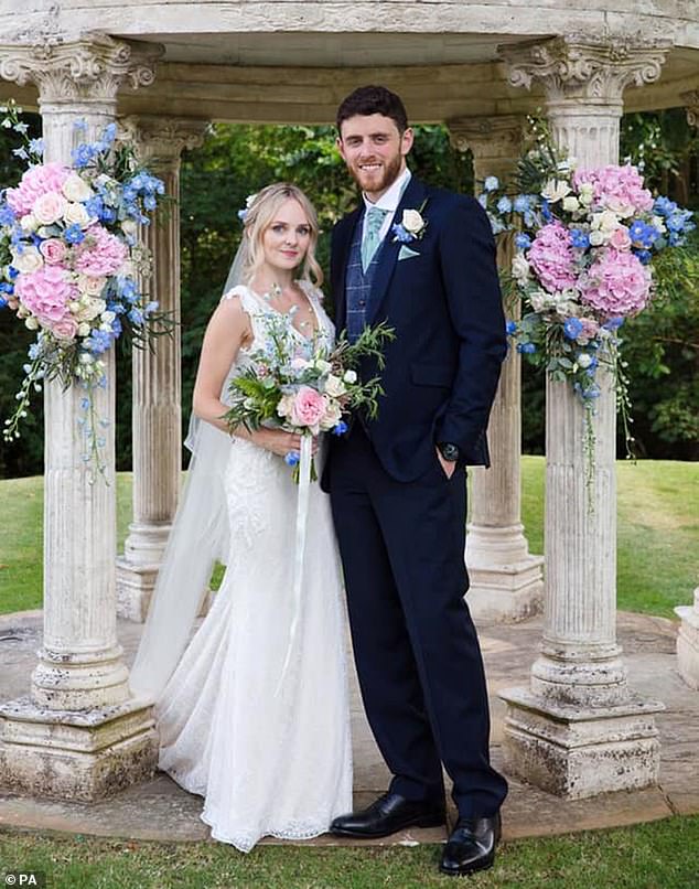 PC Harper and his wife Lissie got married just a month before he was killed, in July 2019