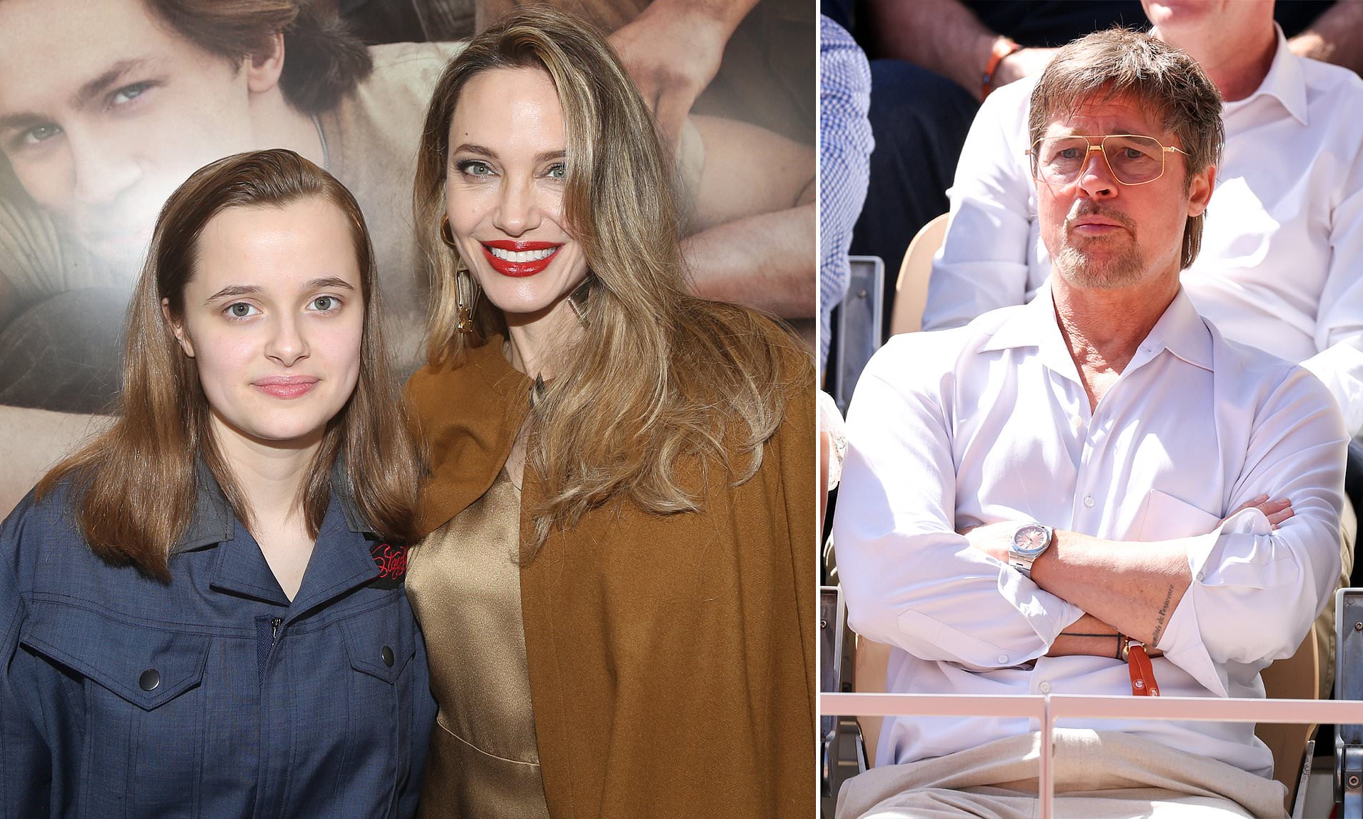 Brad Pitt and Angelina Jolie's youngest daughter Vivienne, 18, files to drop actor's last name