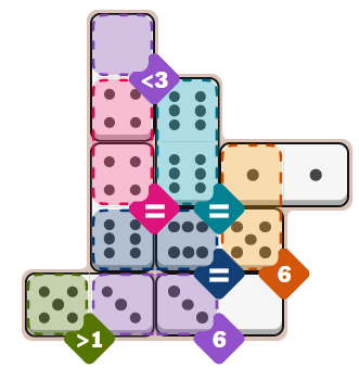 The New York Times Pips puzzle (medium) on Wednesday, July 22, 2026