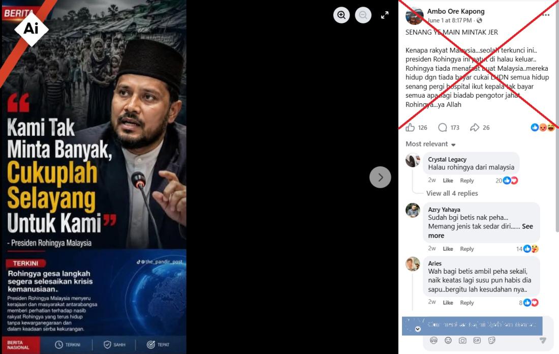 Rohingya targeted by resurgence of 'hateful' disinfo in Malaysia