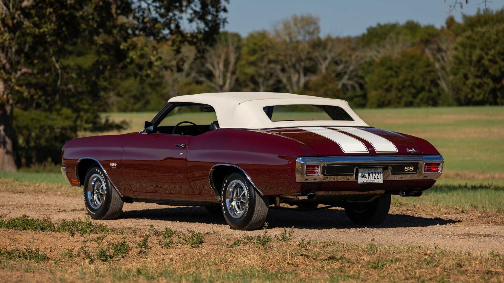 1970 Chevrolet Chevelle LS6 Convertible rear three-quarter