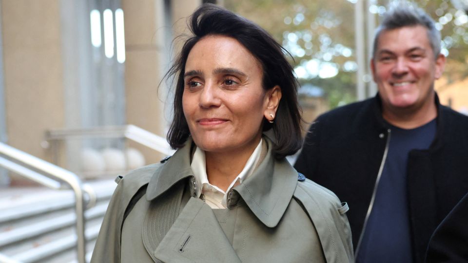 Producer Amanda Ghost leaves court following defamation proceedings brought by Charlotte MacInnes against Rebel Wilson, in Sydney, Australia, April 28, 2026. - Hollie Adams/Reuters