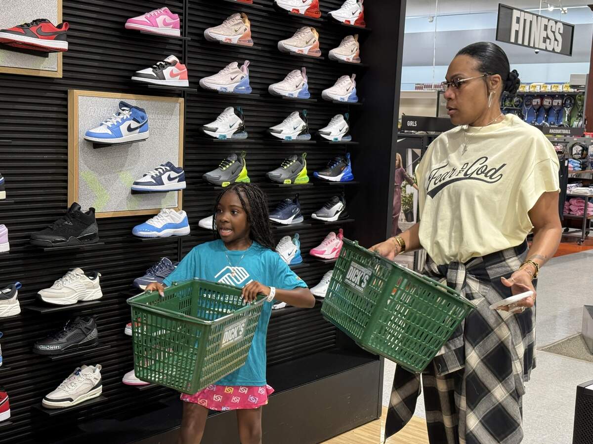 ‘Times are hard for everybody.’ Foundation funds student shopping spree in Pines