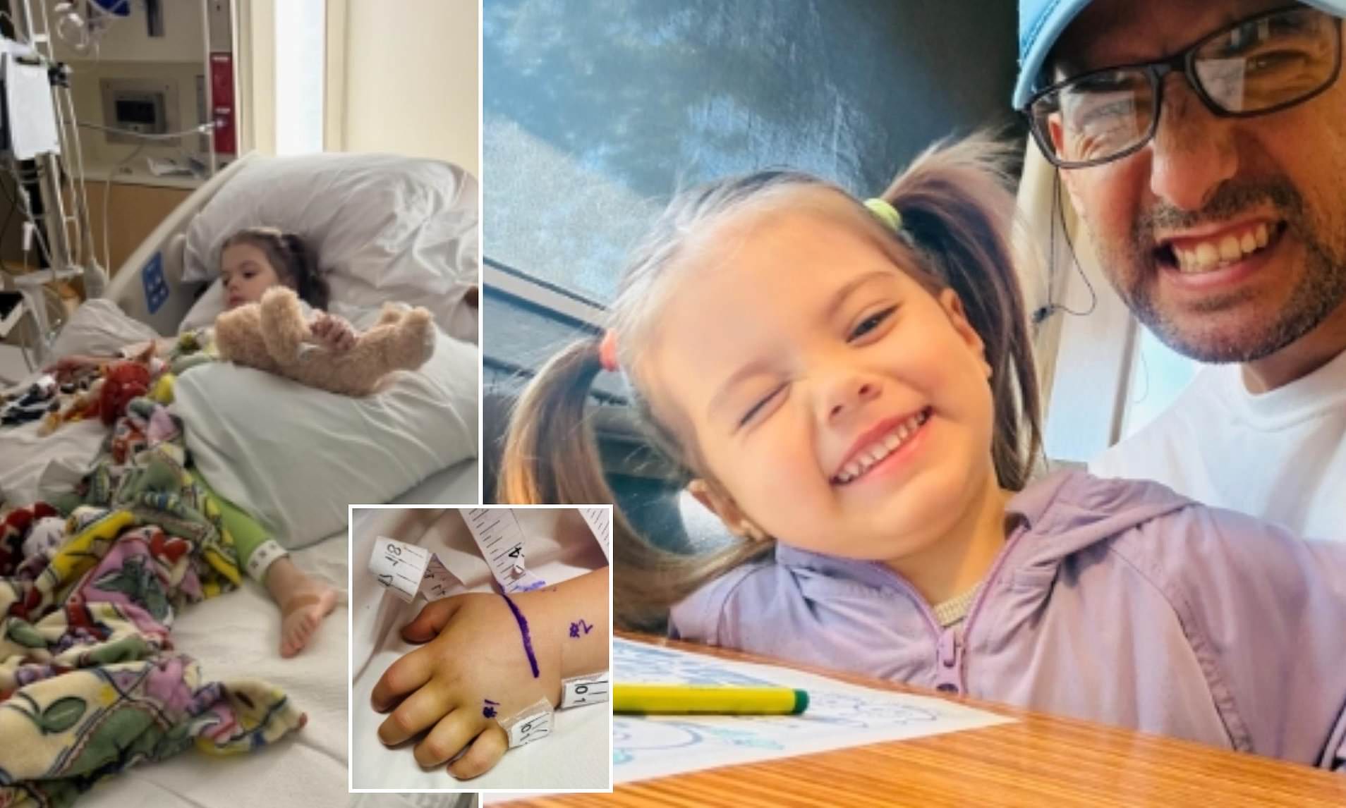 'Terrifying' experience as 3-year-old girl bit by snake hiding under package with her present inside