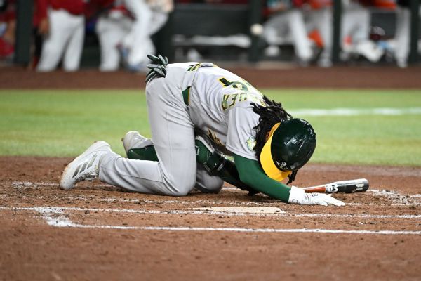 A's place Joshua Kuroda-Grauer, Mark Leiter Jr. on IL