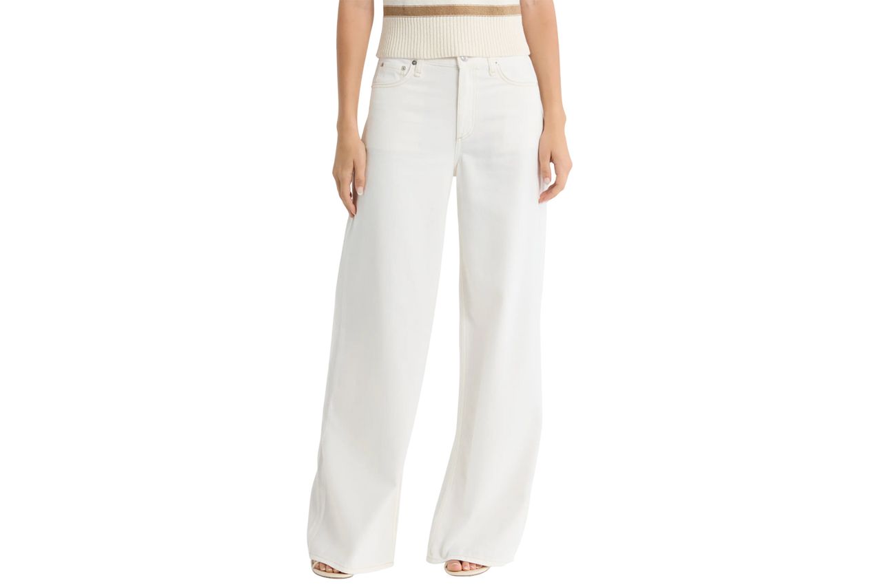Featherweight Sofie High Waist Wide Leg Jeans rag & bone