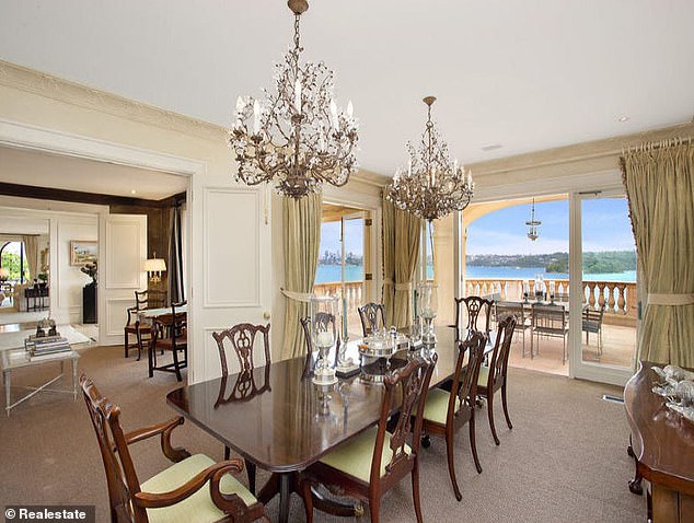 The Lee family bought the mansion for $39.9 million in 2015. It has sweeping views of the Opera House, Harbour Bridge and Manly