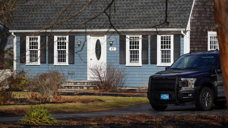 Exterior of the home at 47 Summer Street. Lindsay M. Clancy allegedly killed two of her young children and seriously injured her infant son before jumping out a second-story window. (Photo by Barry Chin/The Boston Globe via Getty Images)