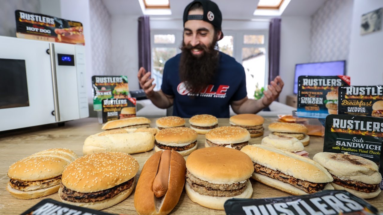 The entire Rustler’s menu challenge | BeardMeatsFood