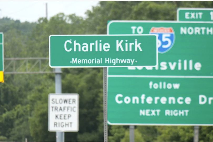 Charlie Kirk signs removed from road honoring Vietnam veterans after furious backlash