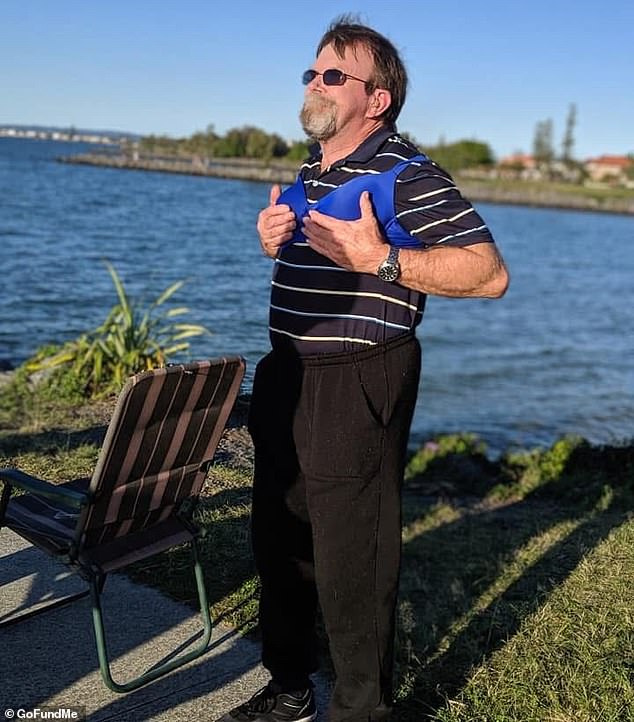 Mr Laver's friend Phillip Gordon (pictured) also died in the fire
