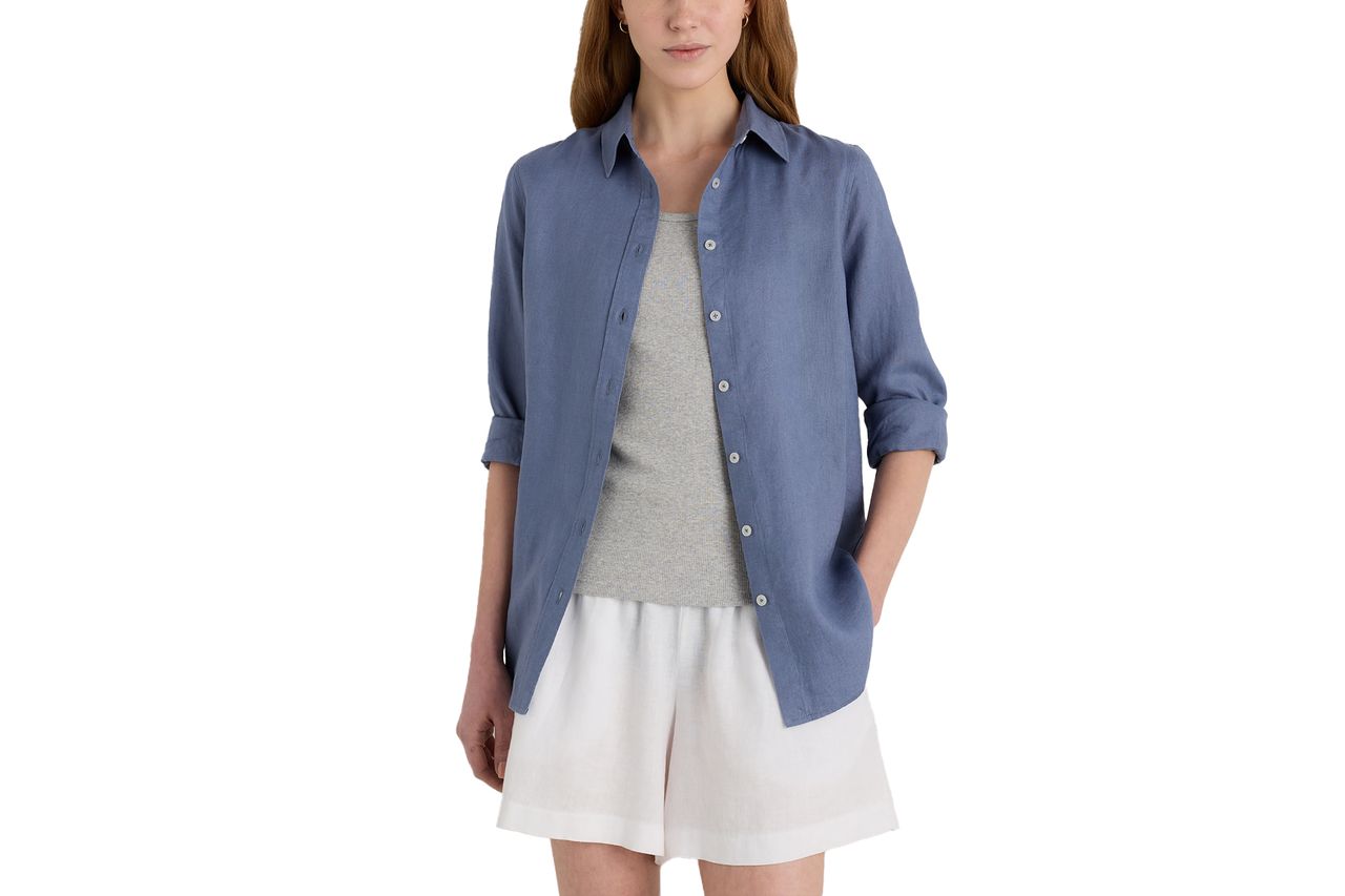 Quince 100% European Linen Long Sleeve Shirt