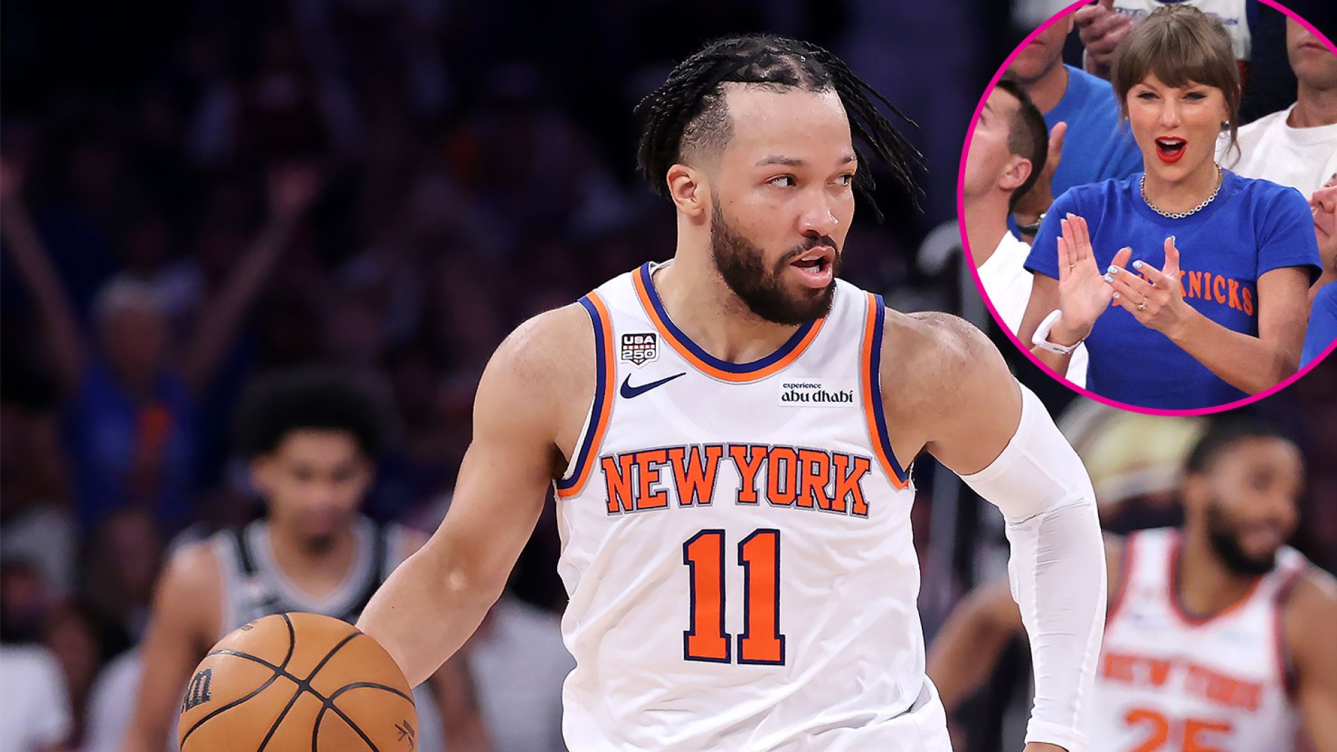Jalen Brunson talks Taylor Swift wedding at MSG, controversy about fandom
