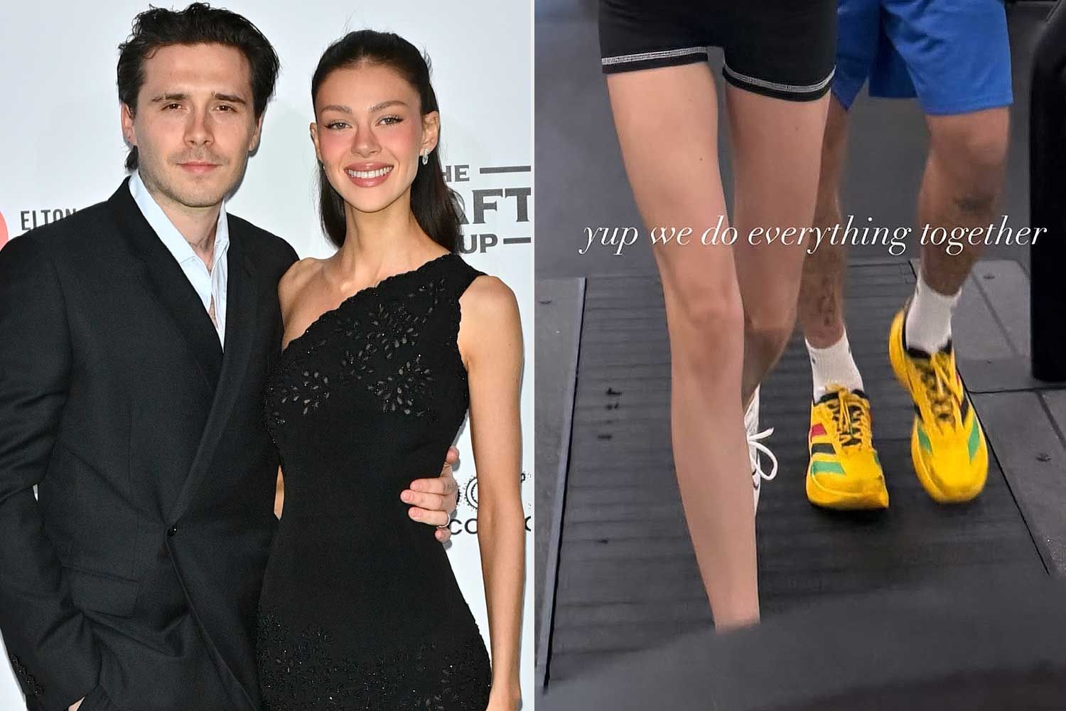 Brooklyn Beckham and Nicola Peltz joke about sharing the same treadmill: 'Yup we do everything together'