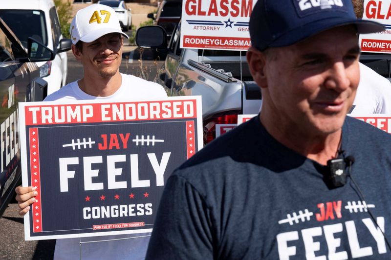 Voters and politicians head to the polls during Arizona's primary election