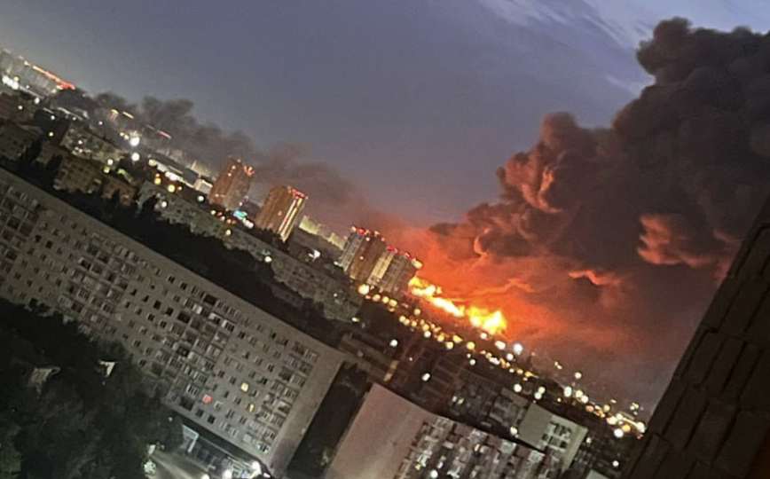 Massive fires in southern Russia, blackouts in occupied Crimea amid reported Ukrainian strikes