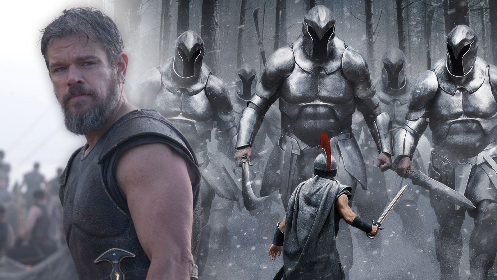 Matt Damon says his female stunt double in 'The Odyssey' had the greatest arms I've ever seen