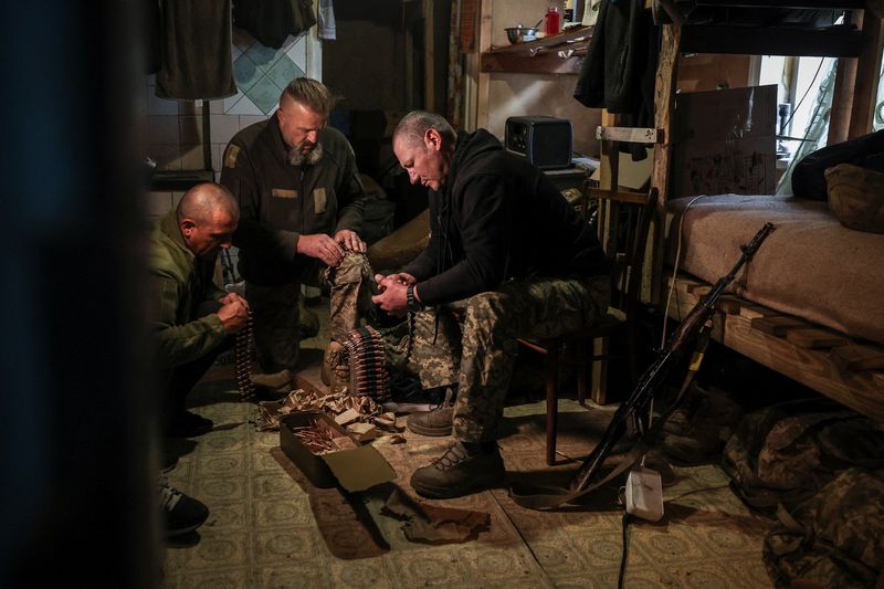 Ukrainian serviceman who spent almost a year at a frontline position in Chasiv Yar returns to duty after recovery, in Kramatorsk