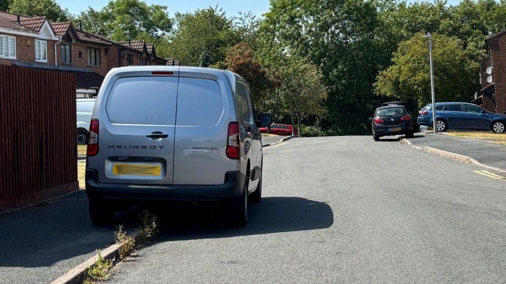 People from Telford have said parking on pavements is an issue "in most areas" of the town, including here in Woodside