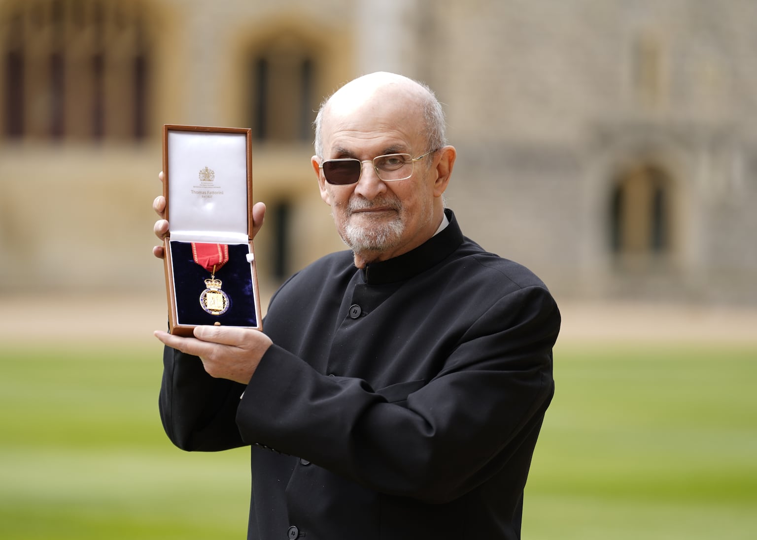 Sir Salman Rushdie was made a Companion of Honour in 2023