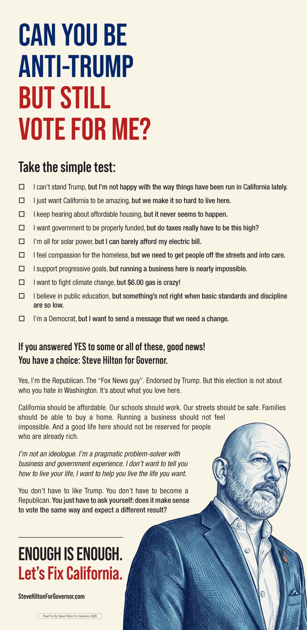 Steve Hilton makes provocative plea to anti-Trump Californians: ‘You have a choice’