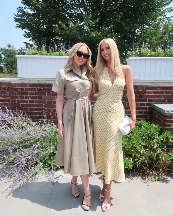 Tiffany Trump posing with Ivanka for a pic