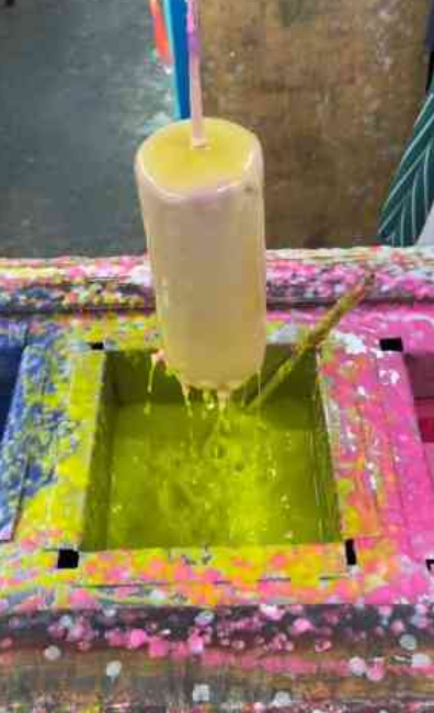 Creative candle wax dipping techniques