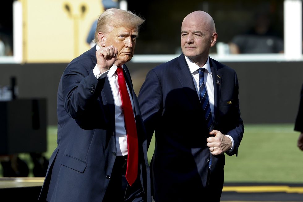 Donald Trump and Gianni Infantino | Source: GETTY