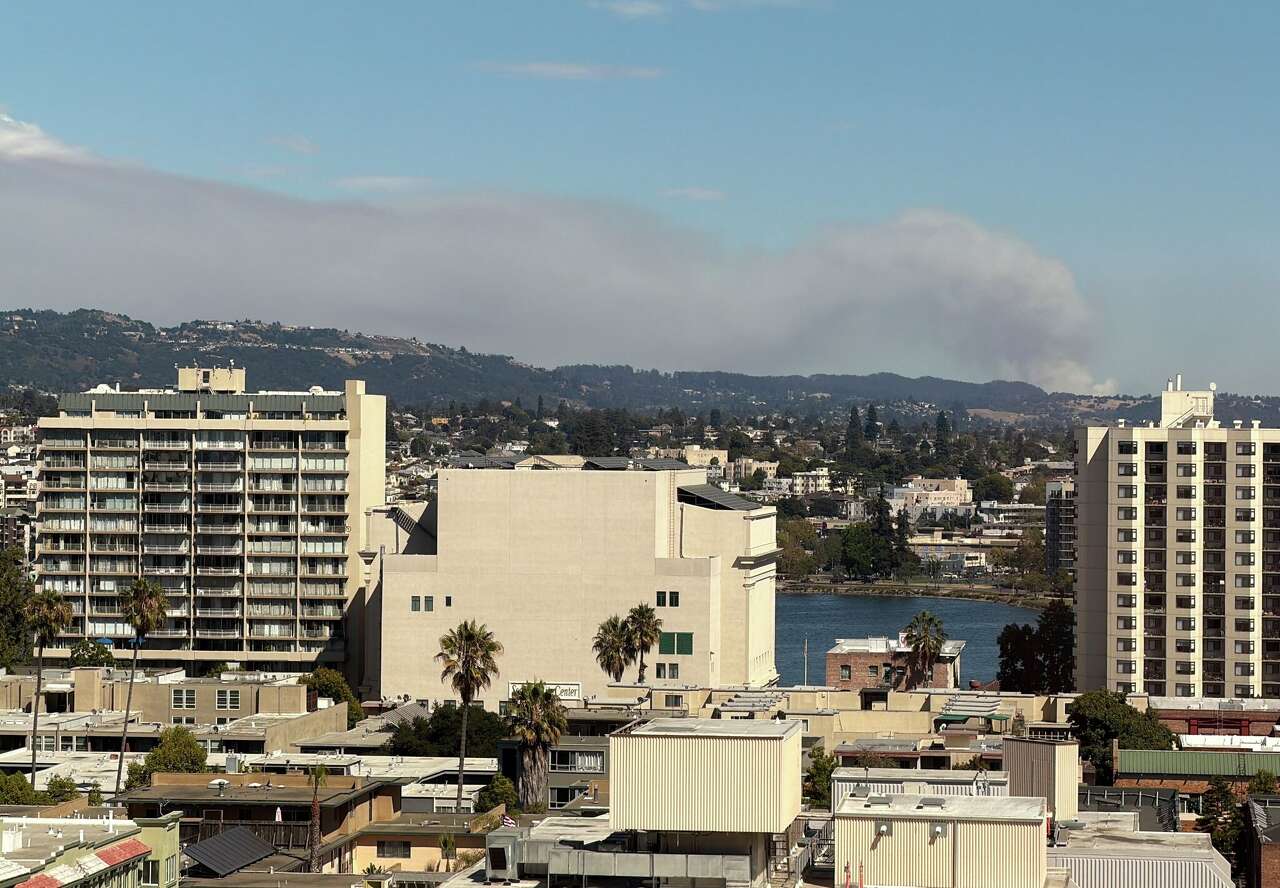 Fast-moving East Bay wildfire near Pleasanton forces evacuations, poses ‘serious threat' to homes