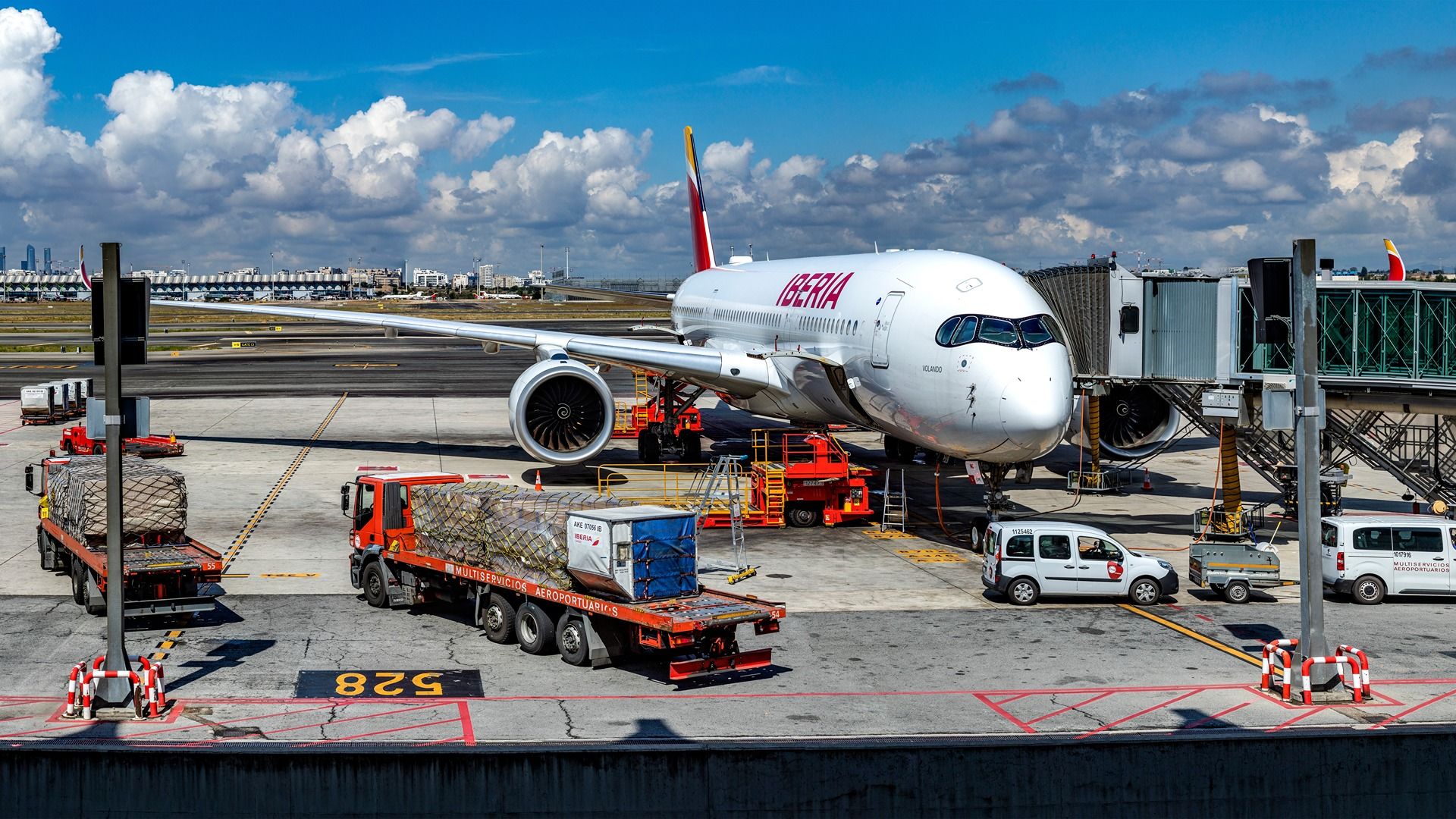 2-time World Cup champions Spain return home on special Iberia A350-900