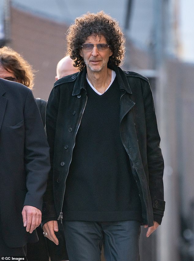 Stern is pictured in LA in October 2019