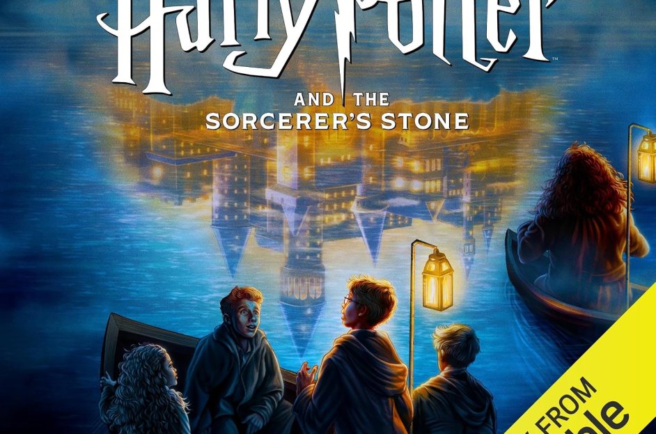 Harry Potter and the Sorcerer's Stone audiobook, a graphic audio with a full cast