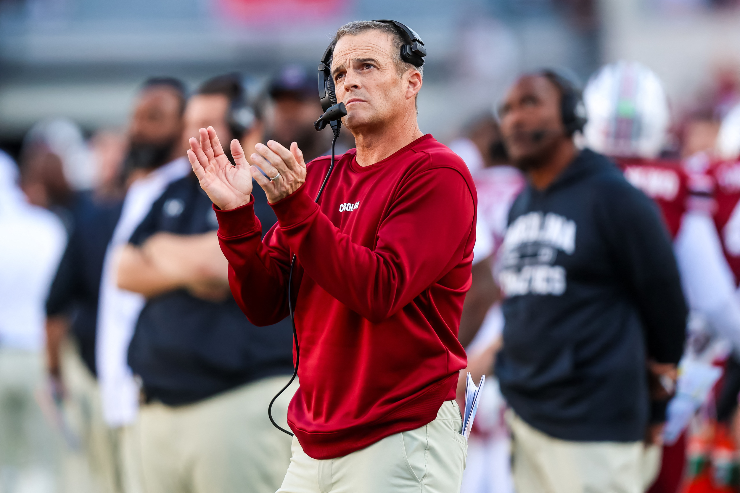 South Carolina's Shane Beamer gets refreshingly honest about outside noise