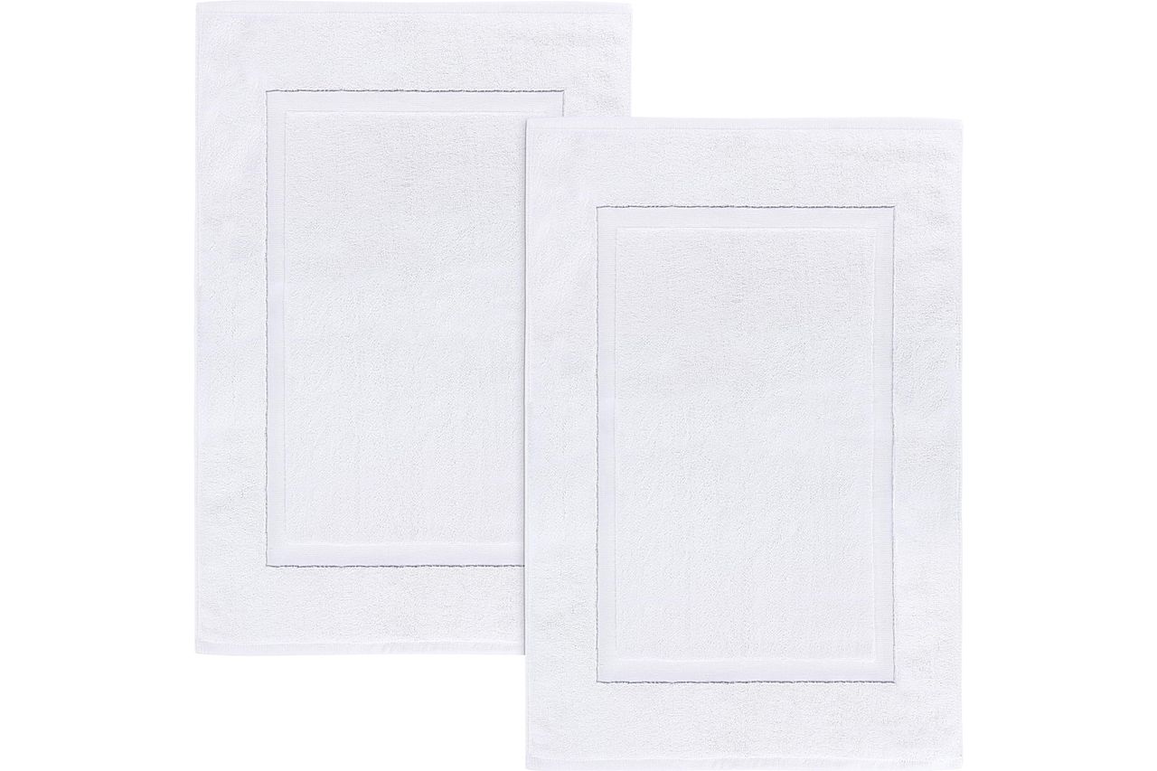 Utopia Towels Cotton Banded Rug Bath Mats