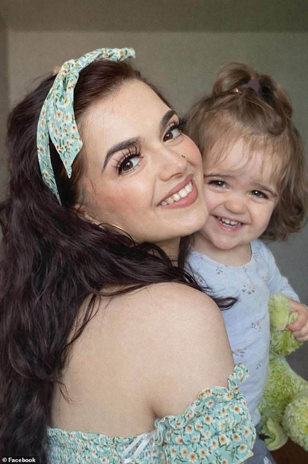 Ivana Balistreri, 29, and her one-year-old daughter Lilliana died when a Tesla hit their vehicle at more than 100mph on Highway 87 in California at about 10am on December 2, 2025, prosecutors said