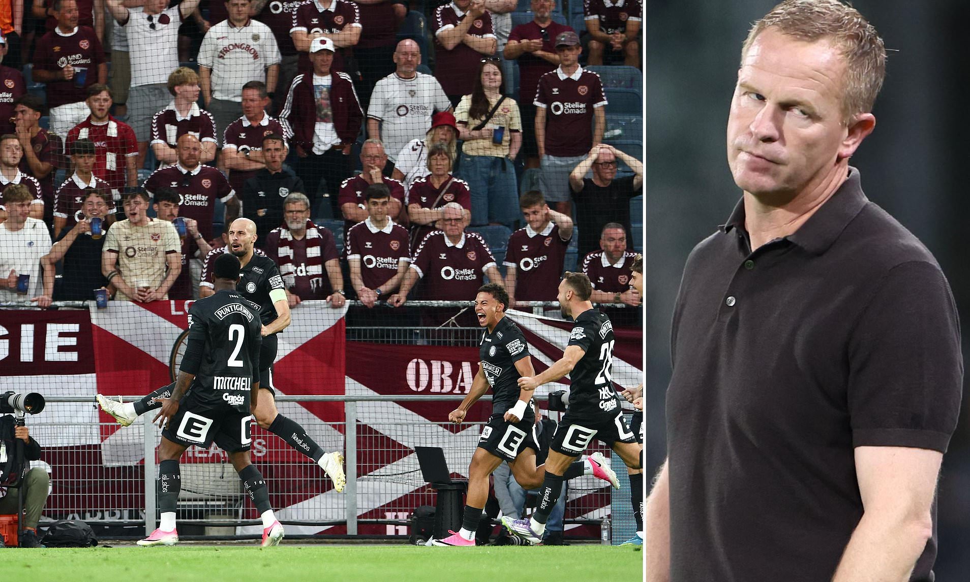 Sturm Graz 4 Hearts 0: Vrancken's bold vision falls apart