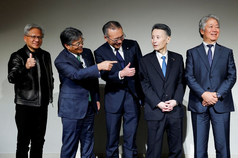 Nvidia CEO Jensen Huang attends event on Japan's AI policy