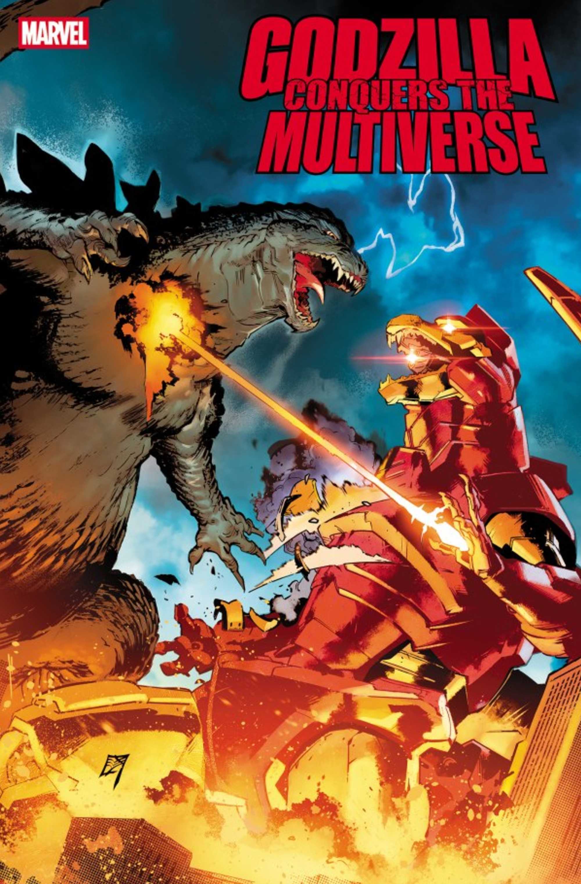 godzilla conquers the multiverse 2 cover by Carlos Fabian Villa Heisei