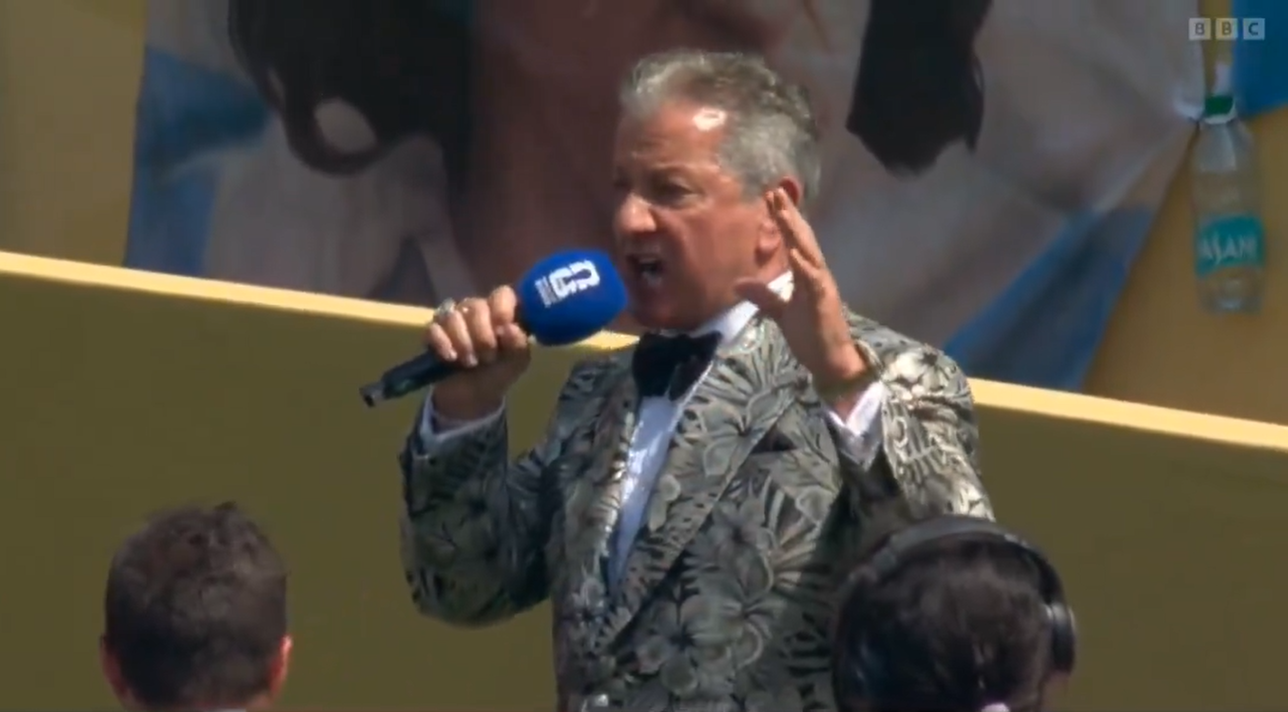 Bruce Buffer responds to Fox announcers talking over his World Cup intro