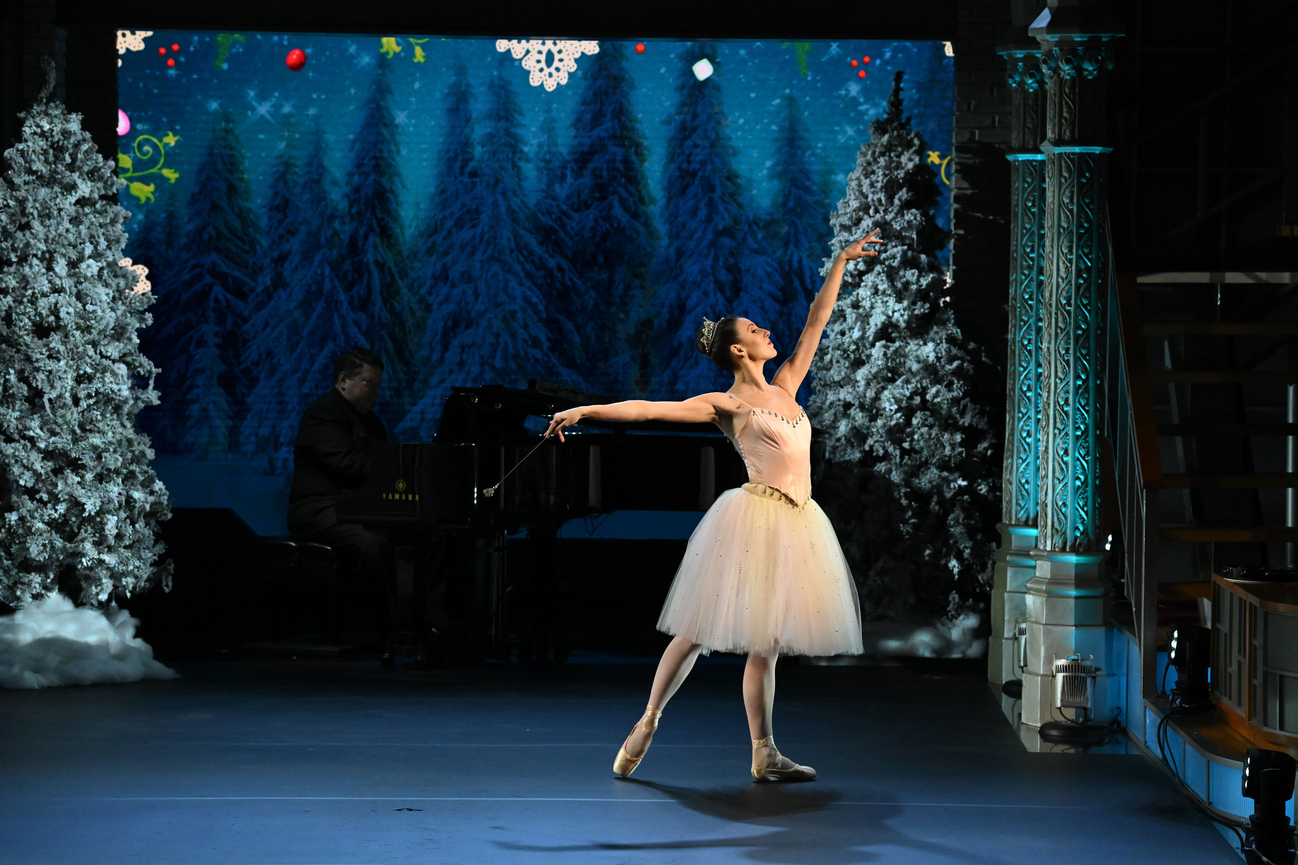 Tiler Peck performs choreography from