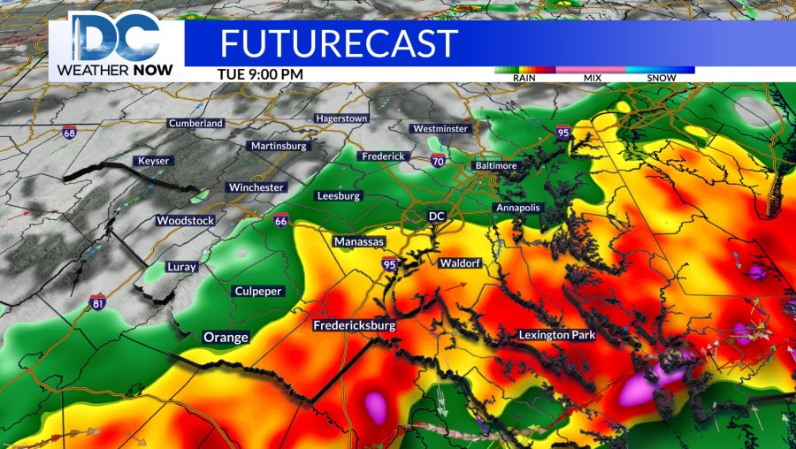 It’s a DMV First Warn Day, as a powerful front heads this way