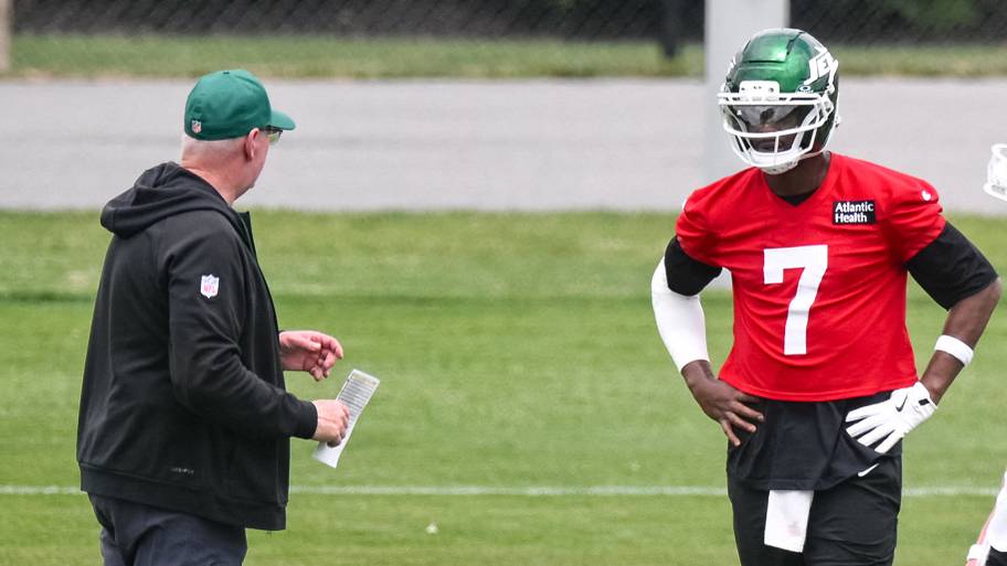 Geno Smith during training camp.