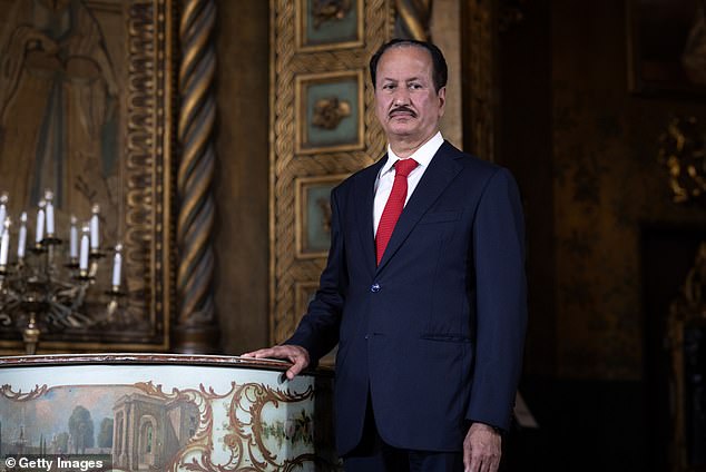 Abbas Sajwani's father Hussain (pictured) also sought to buy a Knightsbridge property this year but lost out to a British buyer who paid £55million