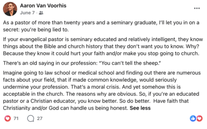 Purity culture backlash over a comedian exposes fear of theological scrutiny