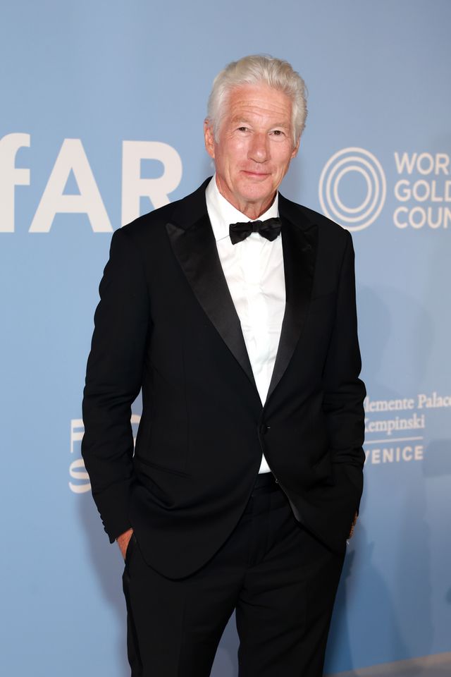 Richard Gere posing on a red carpet event
