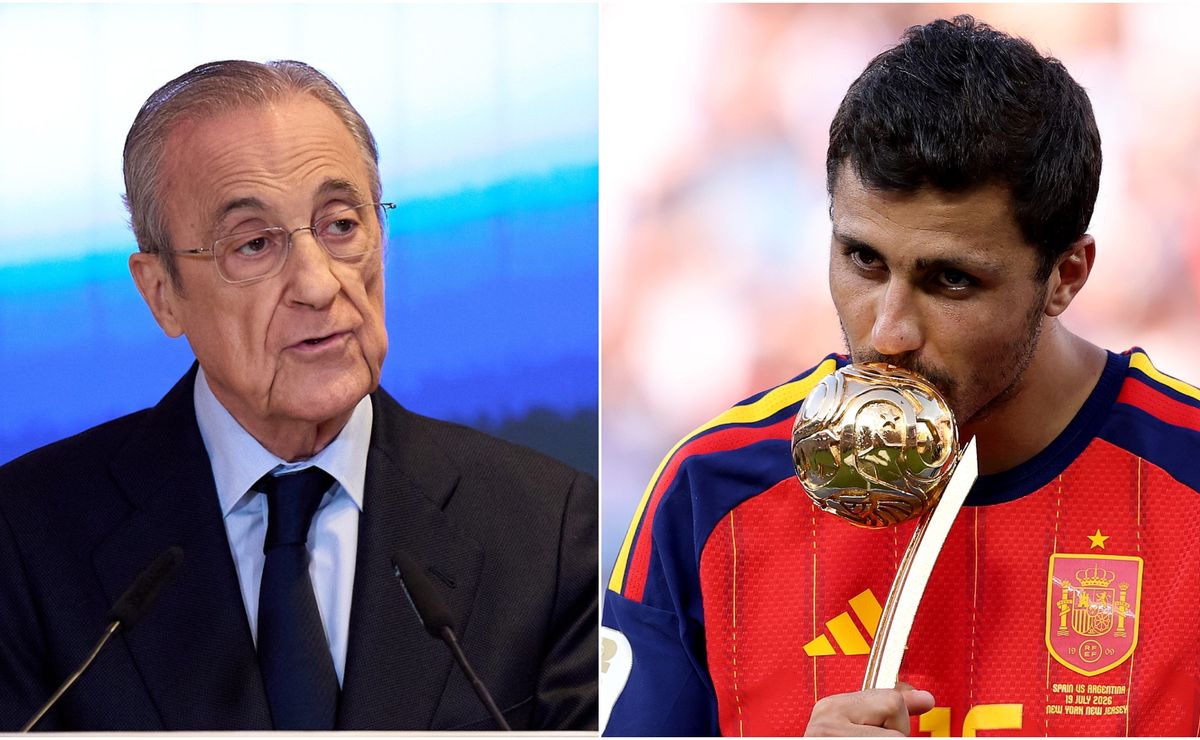 Real Madrid president Florentino Perez blocks potential transfer for Spain midfielder Rodri