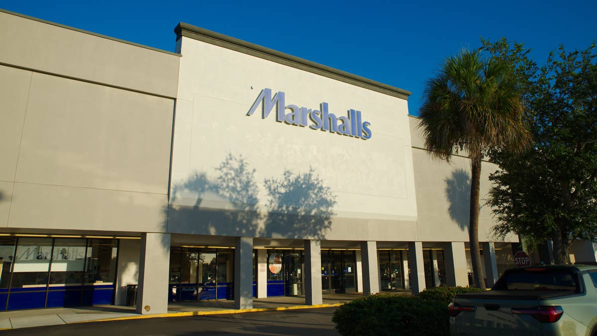 This stylish and antique-like accent chest is a must-buy at Marshalls