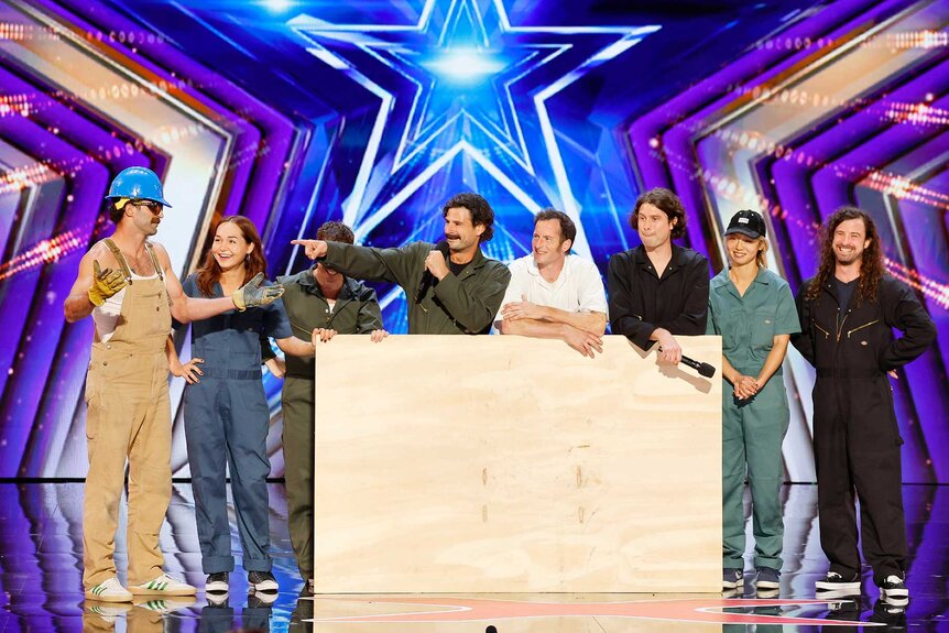Manramp performing on stage during America's Got Talent Season 21 Episode 7.