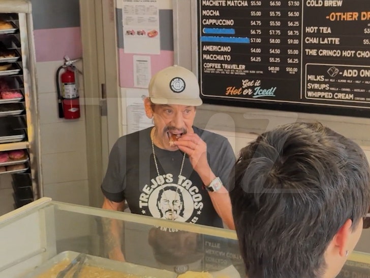 Danny Trejo Reunites With Niece on TMZ Brunch Bus